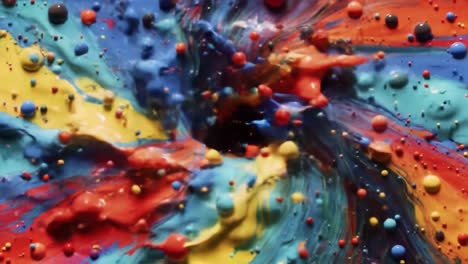 colorful paint vortex
