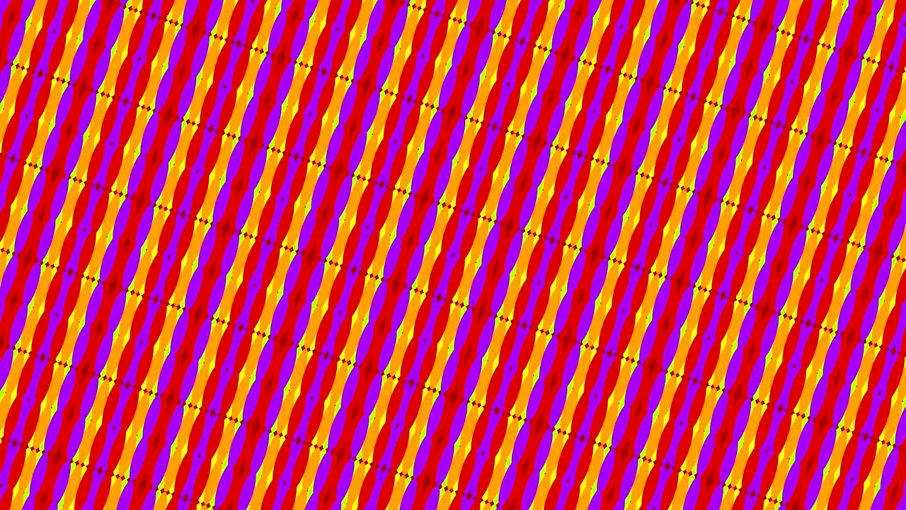 patrón gráfico que cambia rápidamente de color a medida que gira en el sentido de las agujas del reloj y luego en el sentido contrario, creando un efecto hipnótico y estroboscópico.