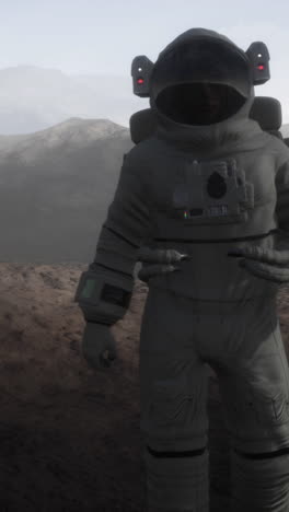 astronaut on mars