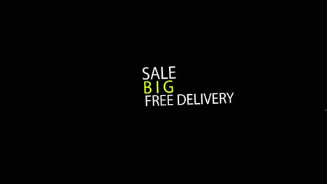 black screen, sale big free delivery