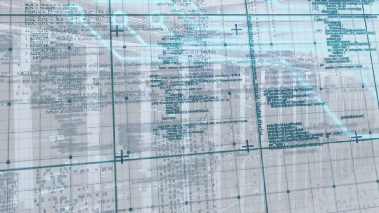Animation of data processing over servers