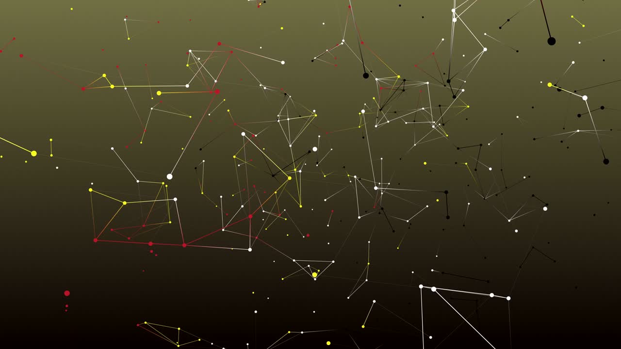 absract geometry background with lines and dots