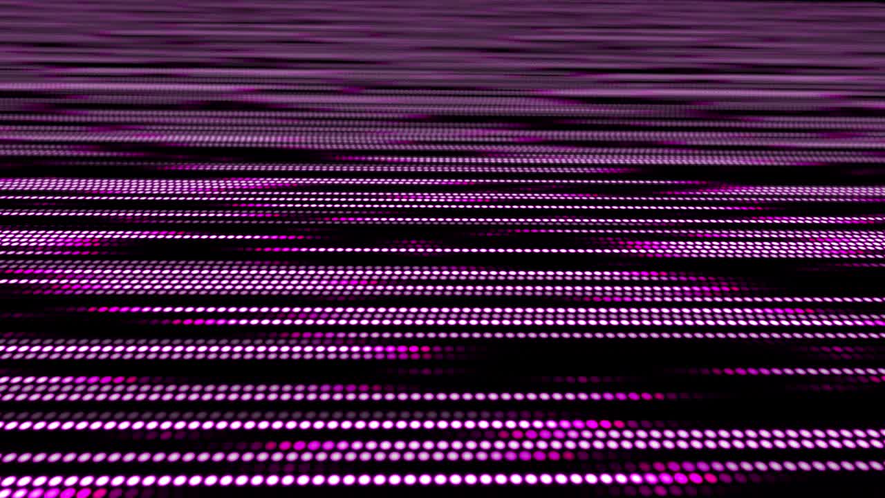 animación de puntos línea cibernética gráficos de movimiento