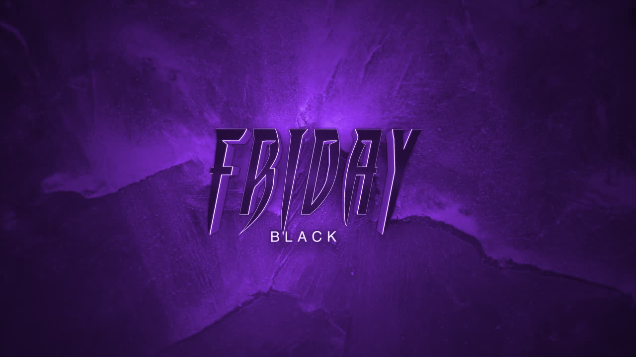 viernes negro monocromático en degradado púrpura