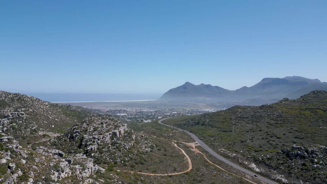 Vista di Noordhoek dalla superstrada Glencairn