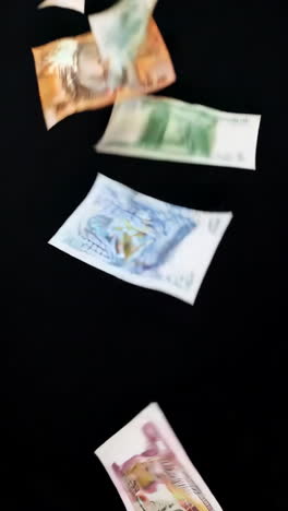 falling money