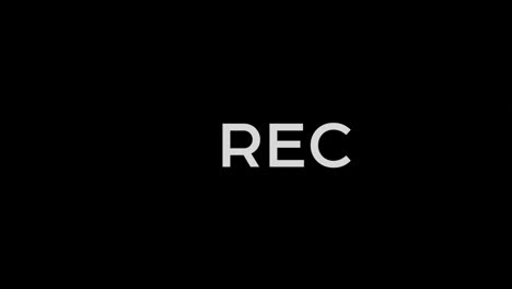 recording sign icon. camera video recording symbol, rec icon
