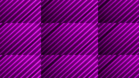 purple color neon light geometric glowing line animation. animated neon line motion background.