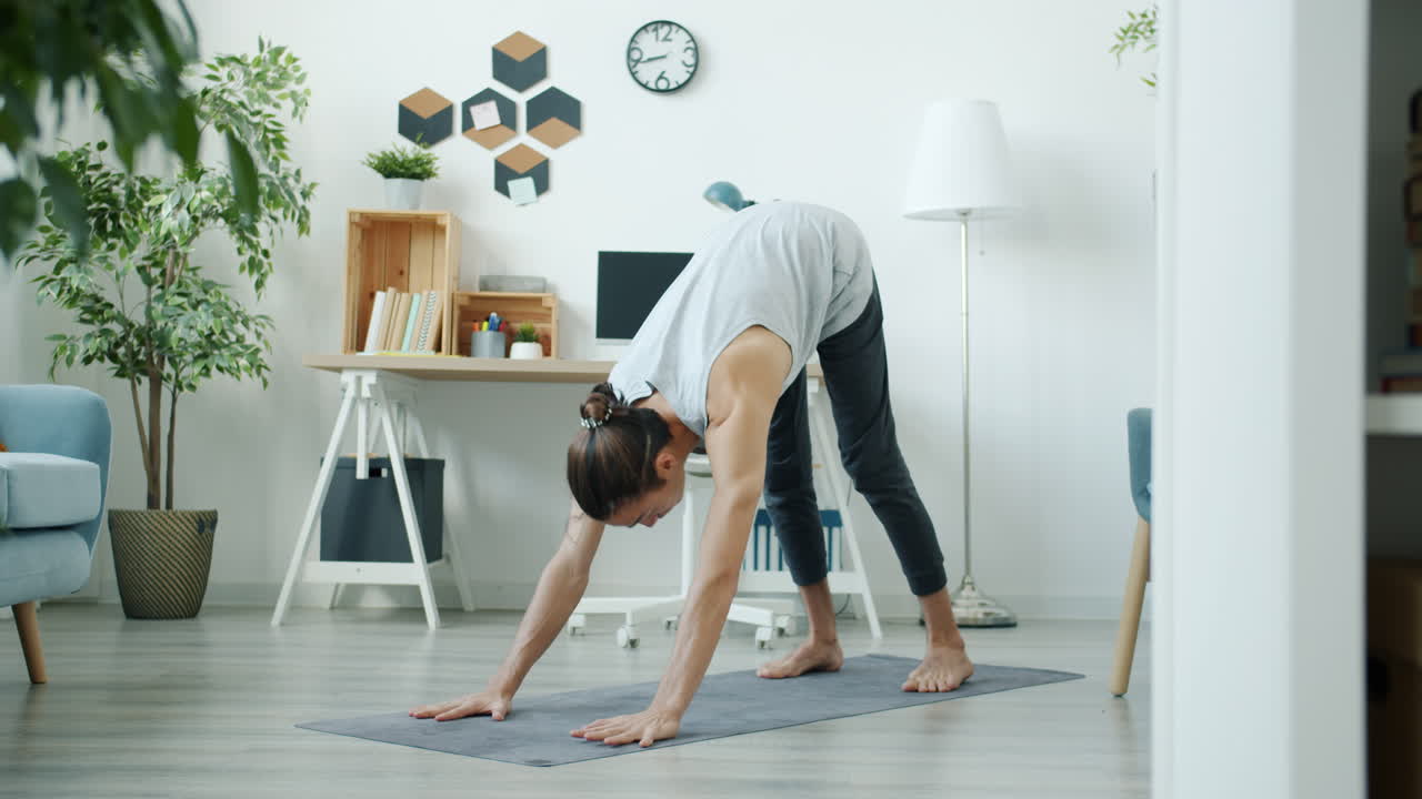 práctica del yoga en el hogar