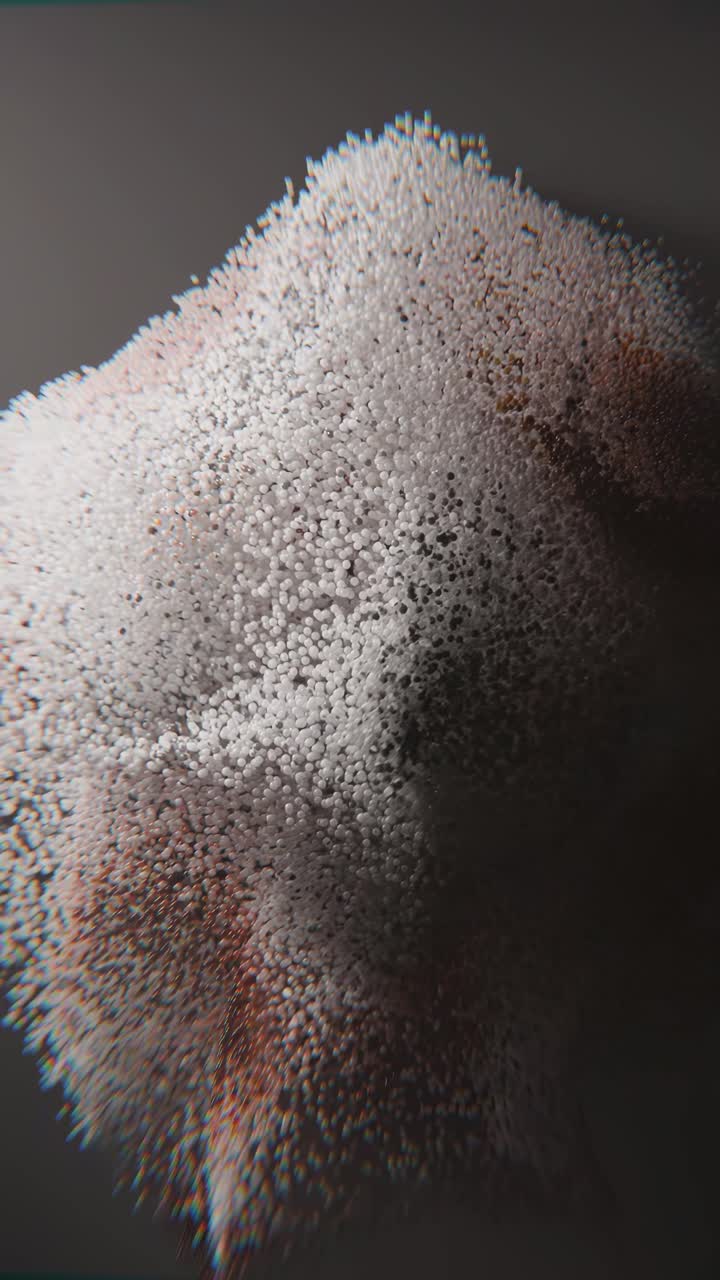 Abstract Sphere Particle System 3D Render