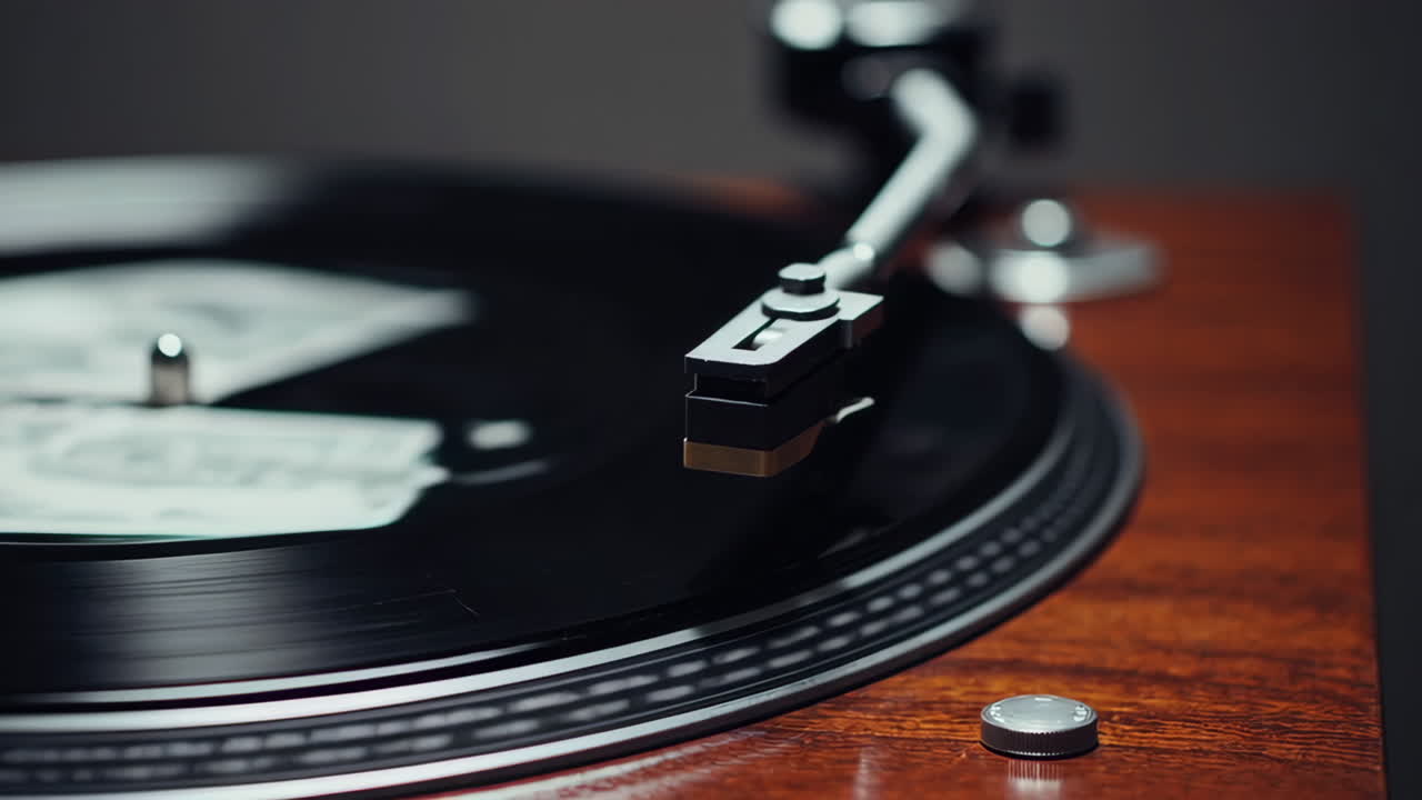 빈티지 레코드 플레이어