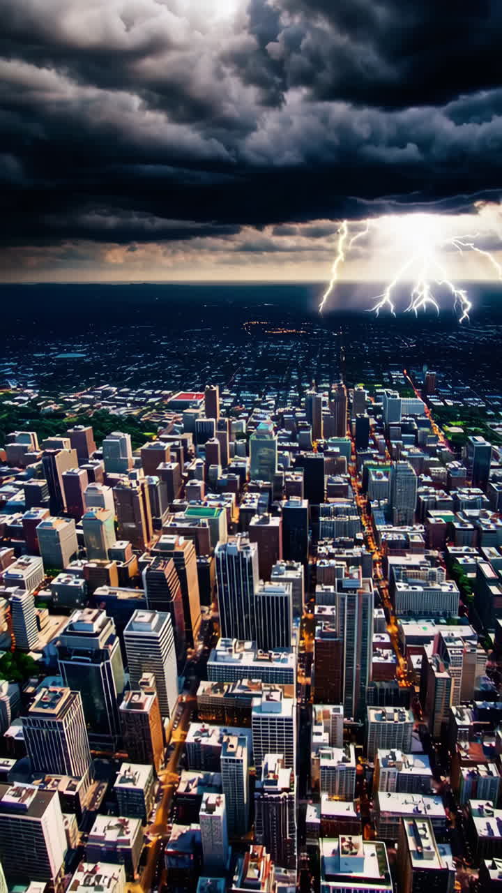 City Under Storm