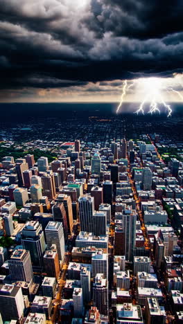 City Under Storm