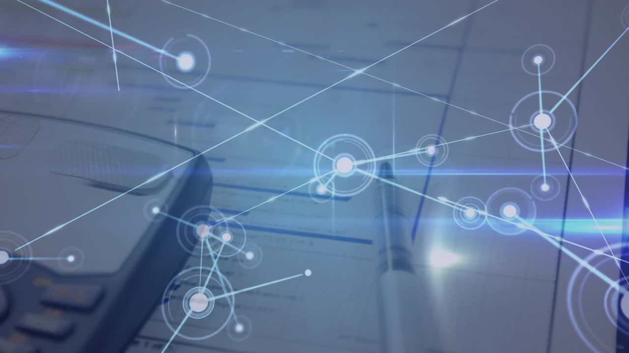 animación de redes de conexiones a través de datos financieros