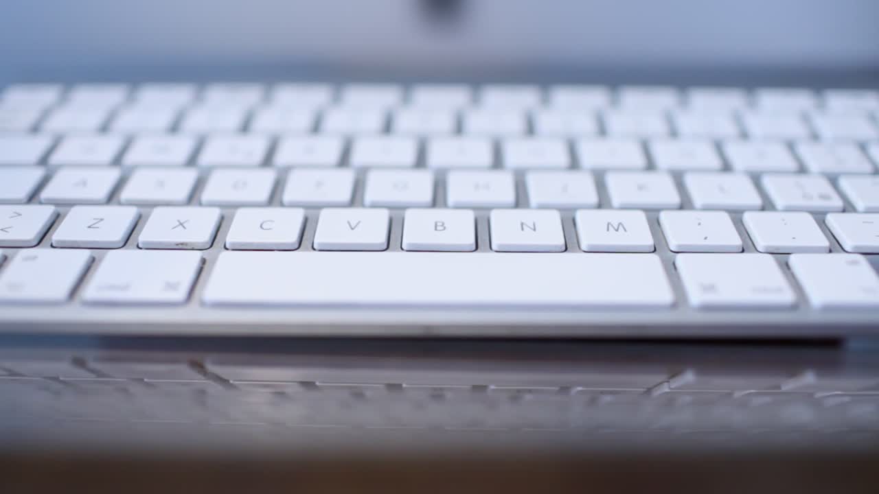 teclado de computadora en la oficina teclado de computadora en la oficina