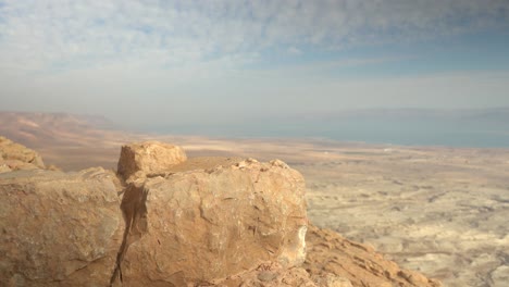 Wüstengebirgslandschaft-Schönheitslandschaft-In-Israel