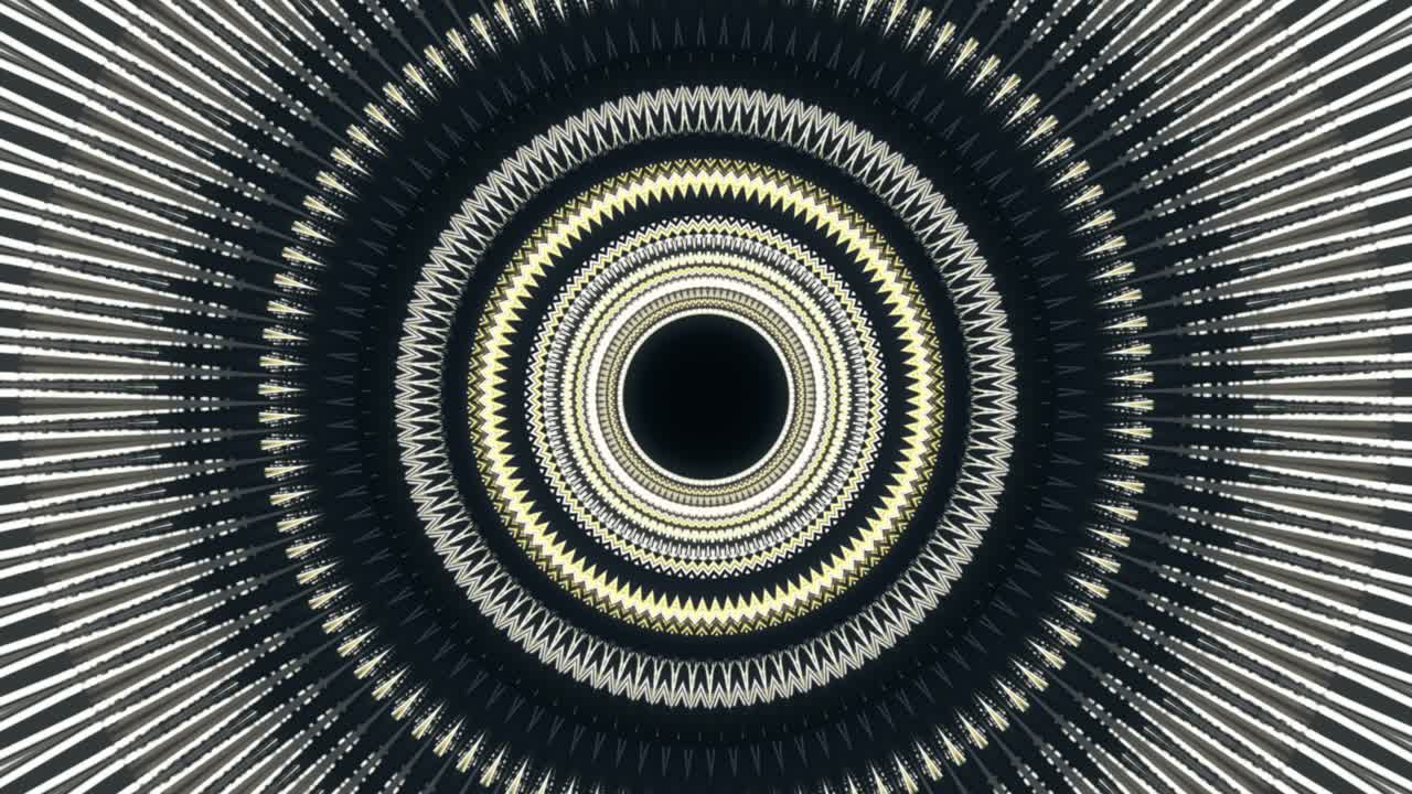 Abstract Geometric Radial Pattern