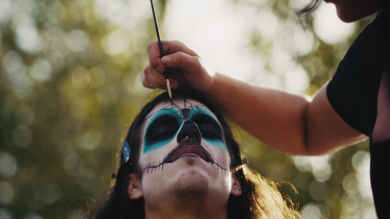 El día de la pintura de caras muertas