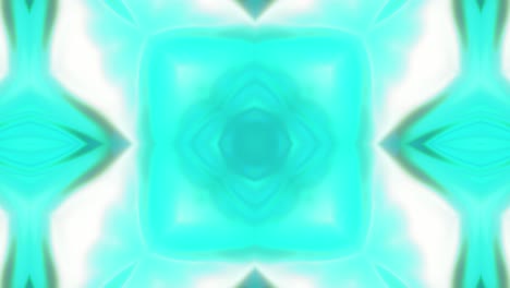animación de bucle de caleidoscopio blanco y azul para el fondo