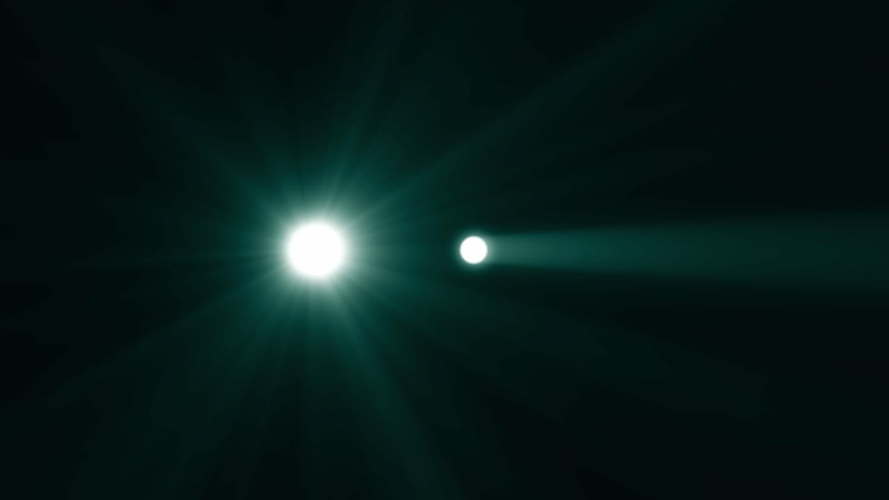 어두운 배경에 추상적인 빛