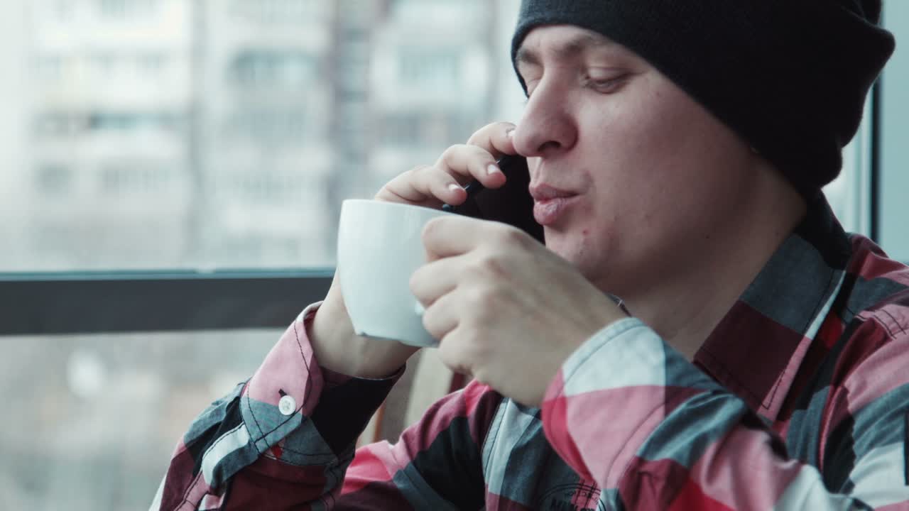 Farmers in Wheat Field Smiling Black Man Speaking By Phone
