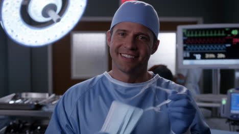 surgeon in operating room