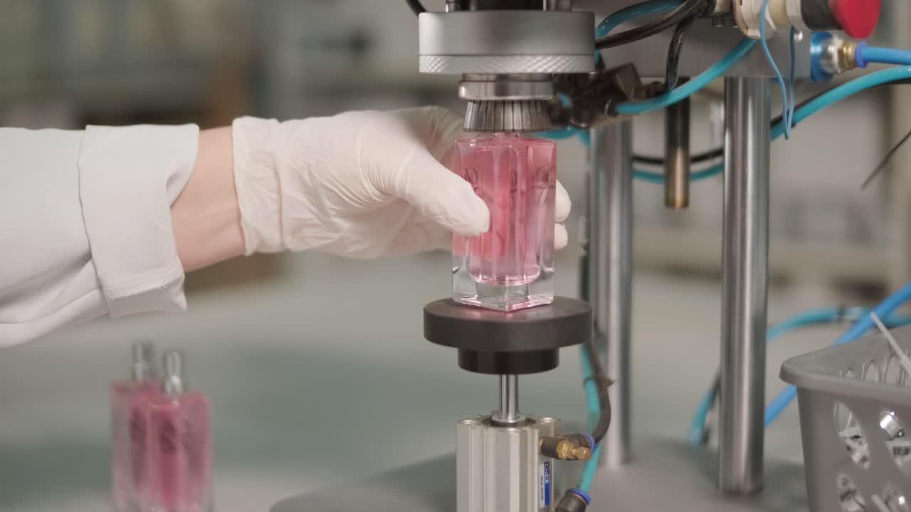 Perfume bottle manufacturing process