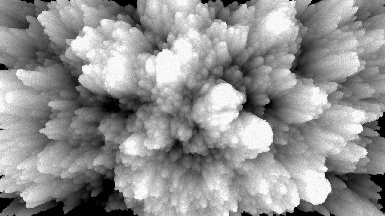 Materia organica astratta bianca che ondeggia e scorre. Ricca di texture con alto contrasto e ombre profonde. Perfetta per sequenze di titoli di alta qualità o visual meditativi. 4K.