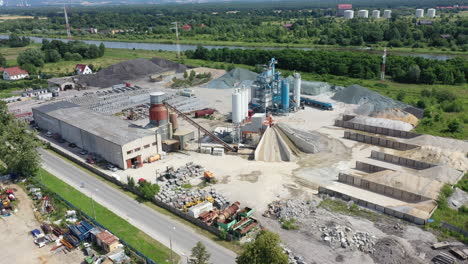 Aerial-view-of-cement-manufacturing-plant