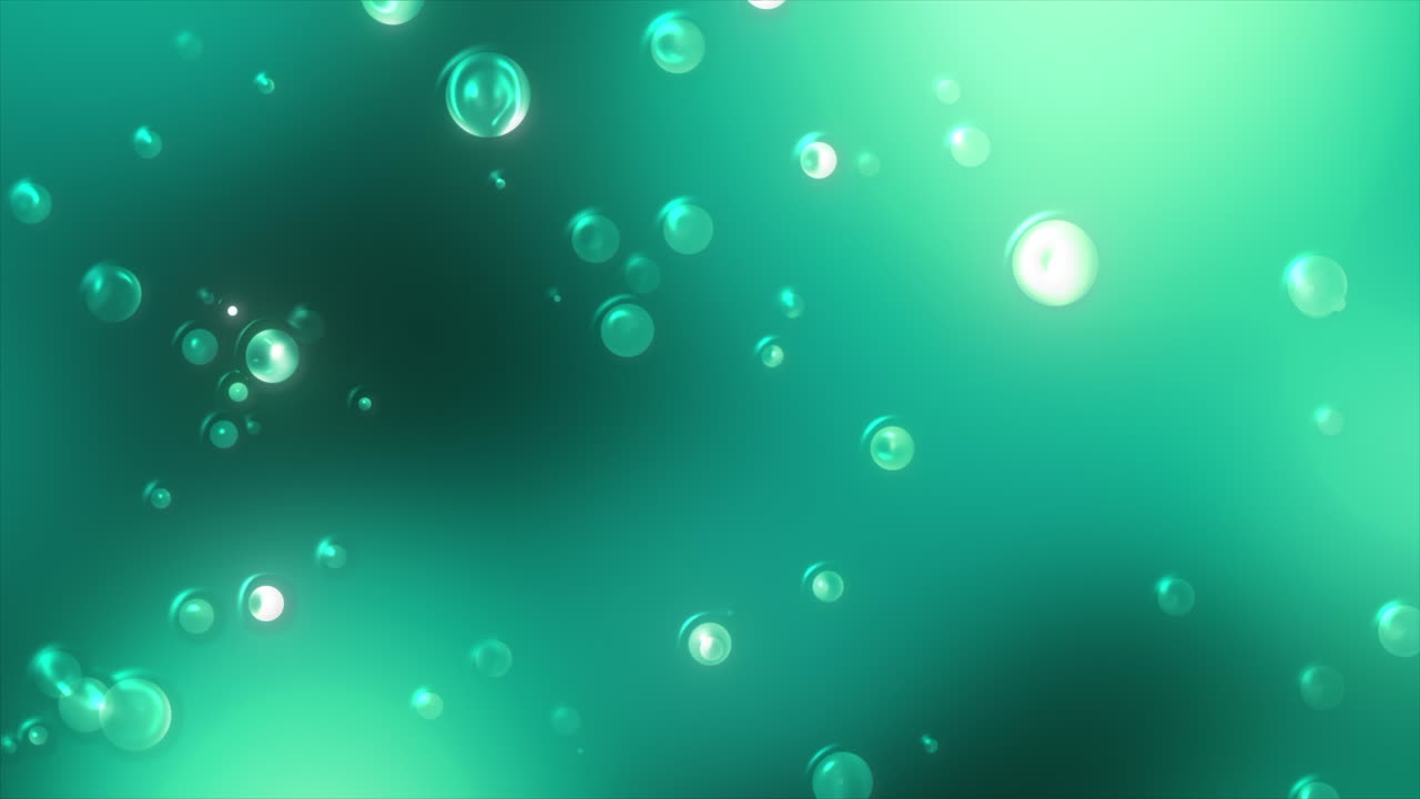 fondo de burbujas verdes abstractas