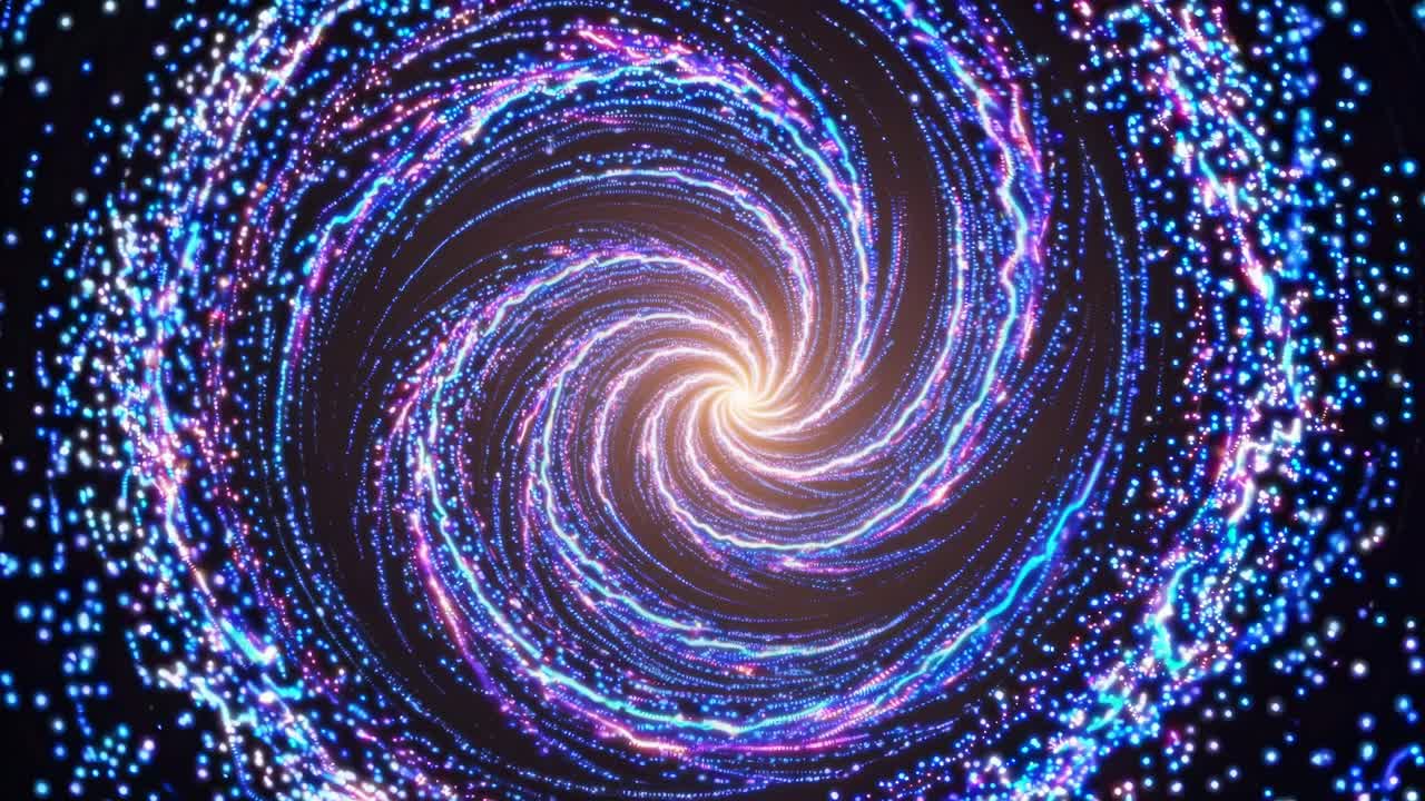 espiral abstracta de luz