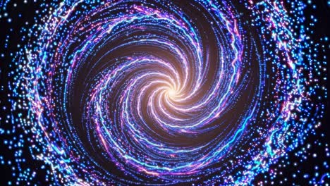 espiral abstracta de luz