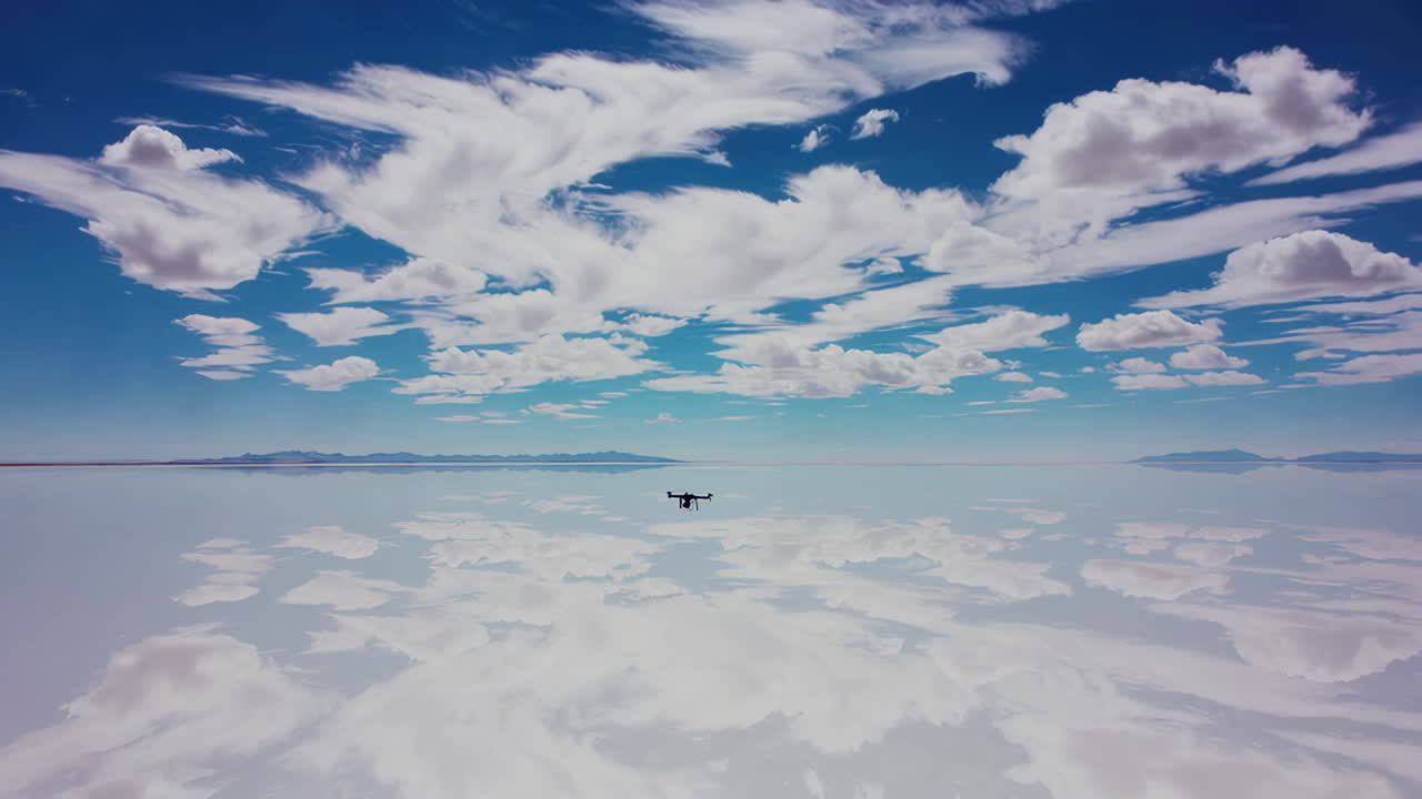 Reflecting Clouds Over the Salt Flats