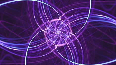 el país de las maravillas interestelar, los vibrantes y coloridos latidos de fondo en movimiento, el despertar visual espiritual, los intrincados patrones geométricos fluidos, los bucles sin costuras