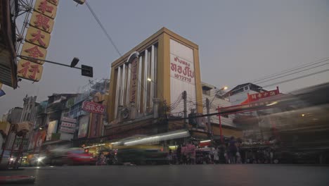 lapso de tiempo de la calle de la ciudad de bangkok 1