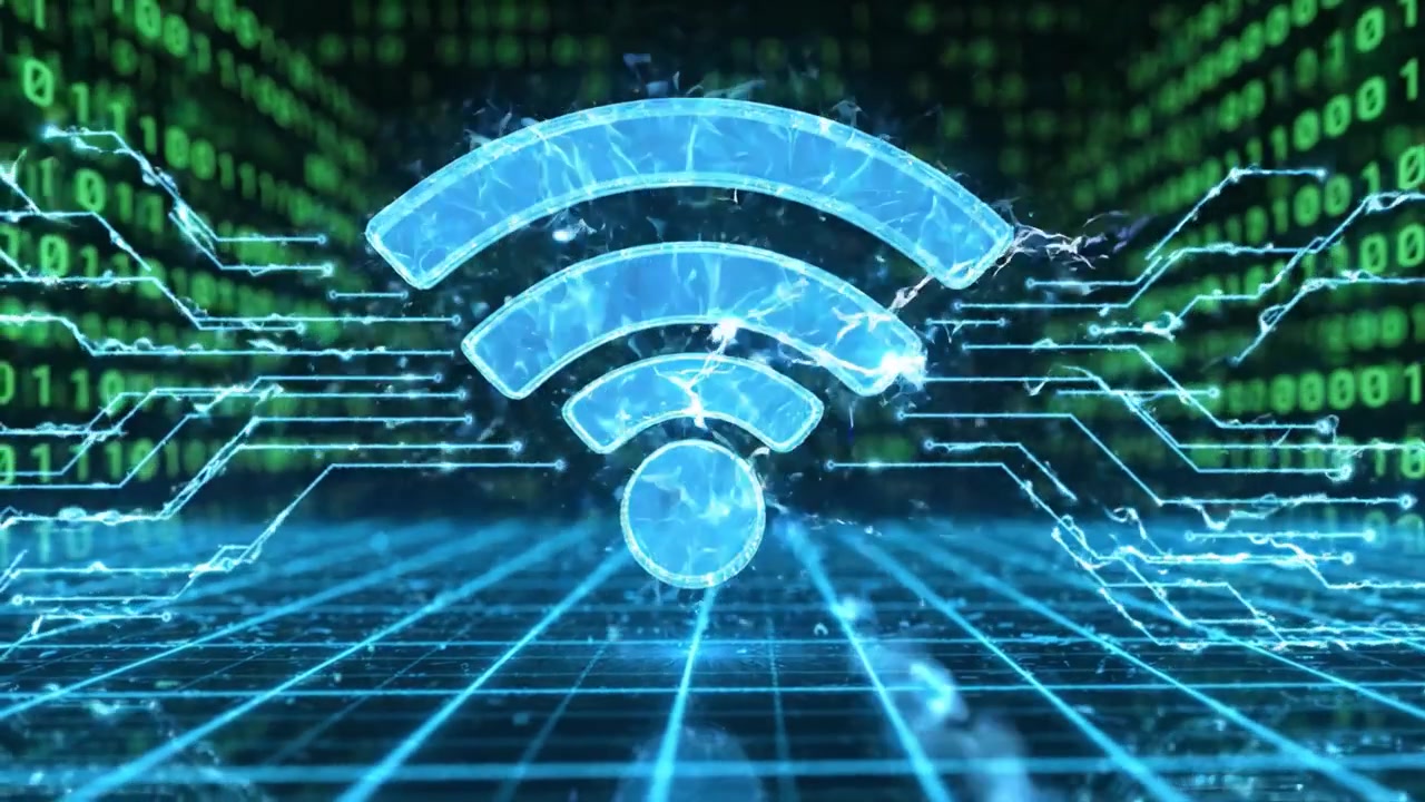 A Seamless Transition Through the Digital Realm: From Binary Code to Wireless Connectivity Representing the Fusion of Technology and Innovation
