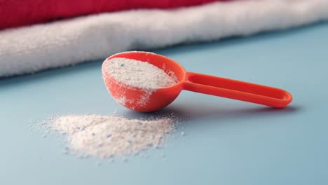 laundry detergent in a measuring scoop