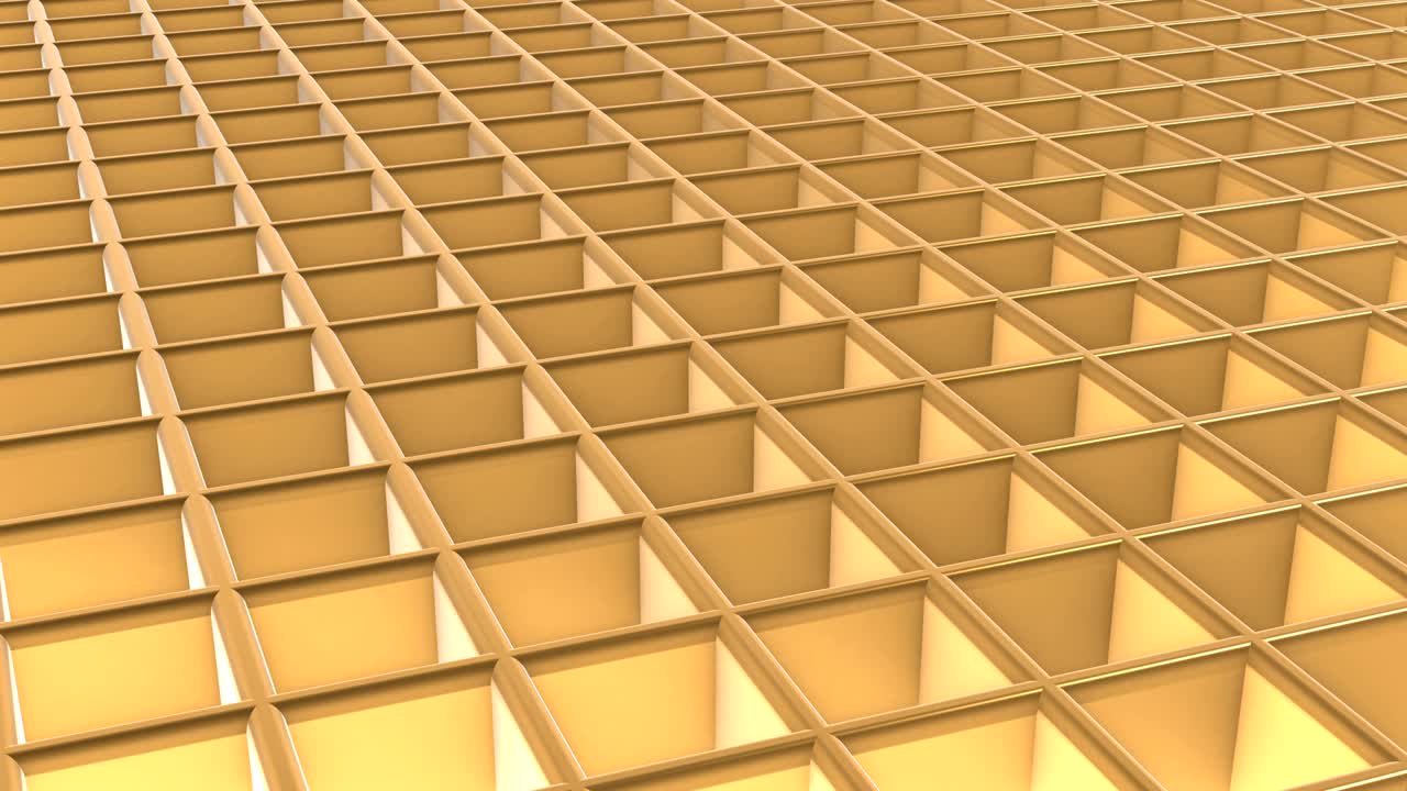 Animated 3D golden background