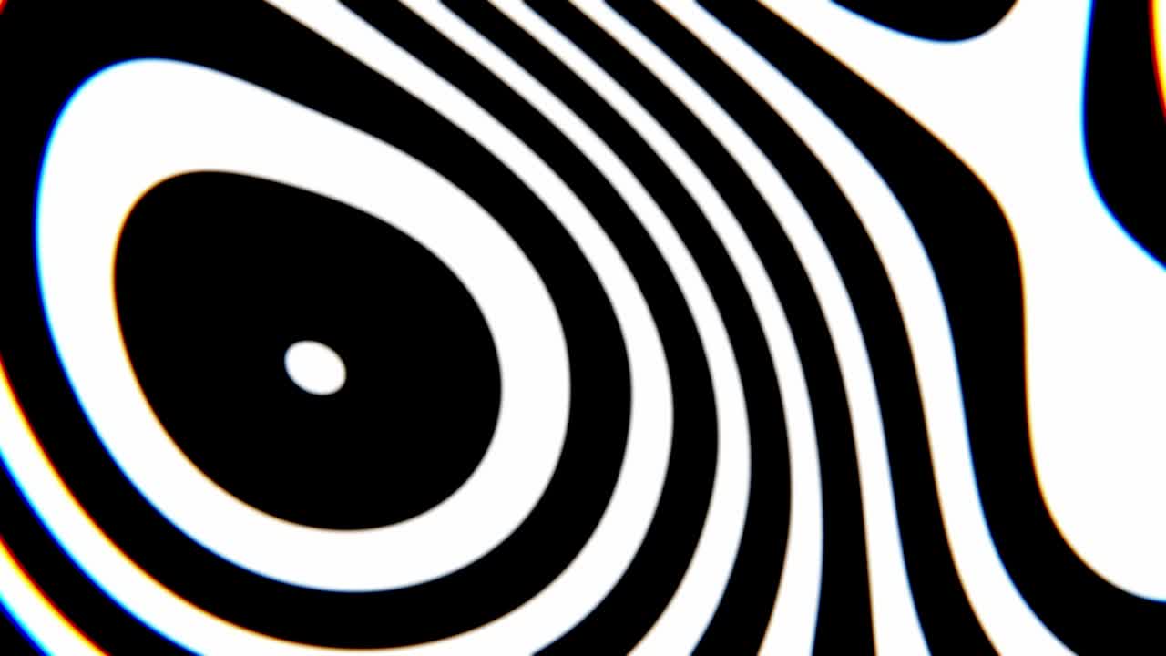 fondo abstracto con líneas rizadas