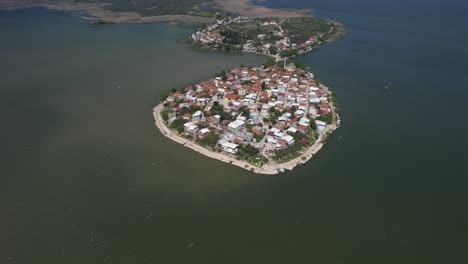 aerial golyazi village in bursa