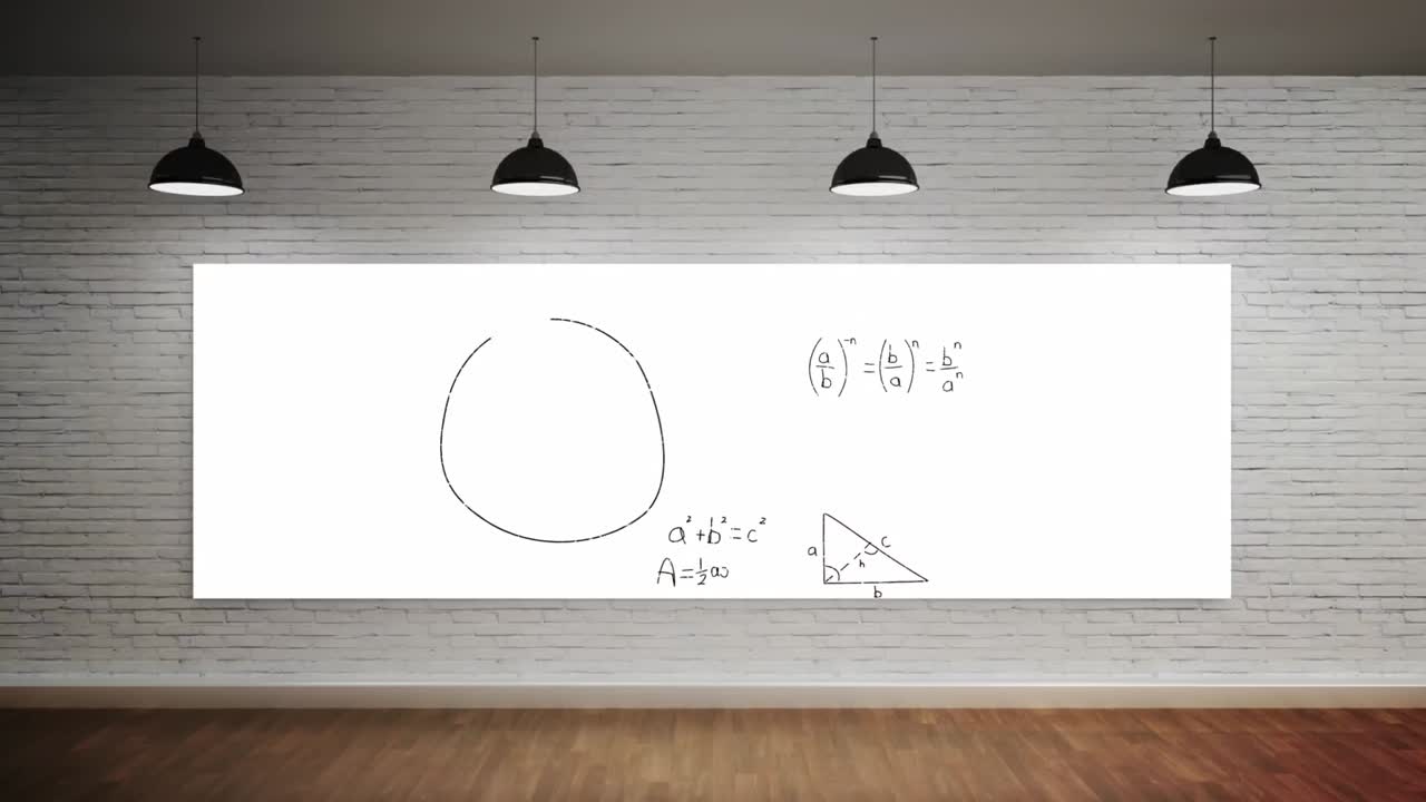 방 안의 수학 방정식