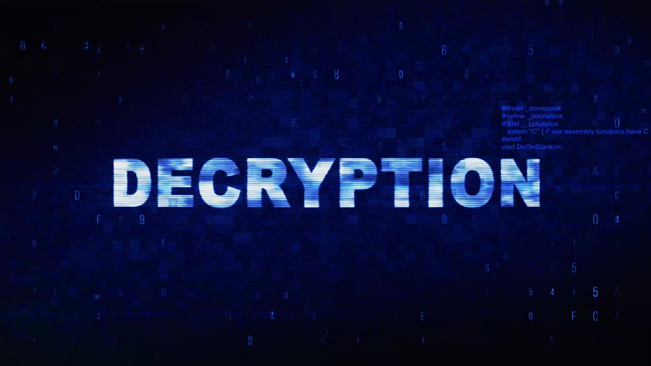 Decryption Process Visualized