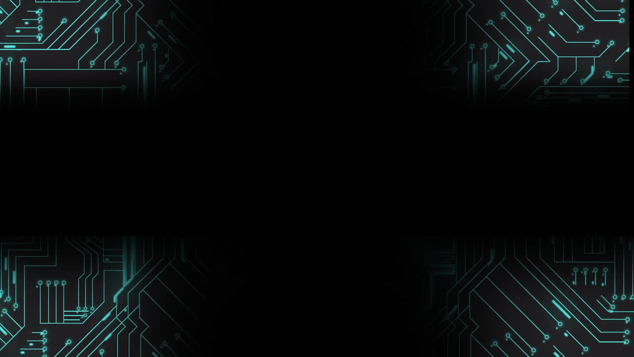 Animation of data processing over computer circuit board