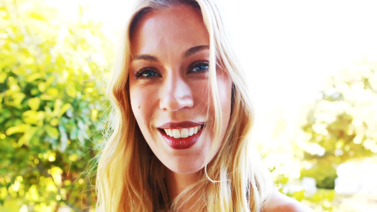 retrato de mujer hermosa