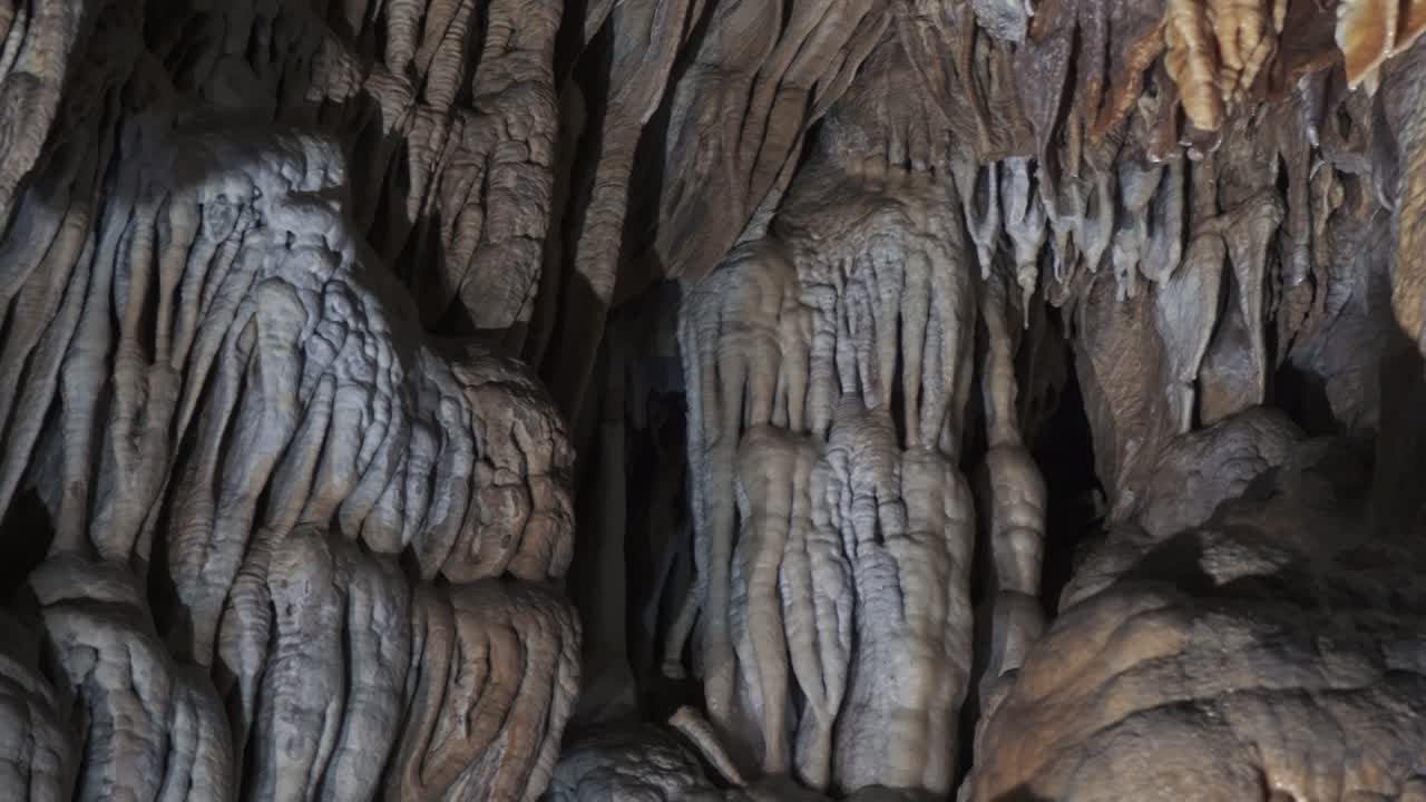 Demanovska Cave Of Liberty In Low Tatras Slovakia With Stalactites Stalagmites And Underground Waterfall Lake Most Visited Cave In Slovakia Natural Limestone Formations Captured In Cinematic 4K