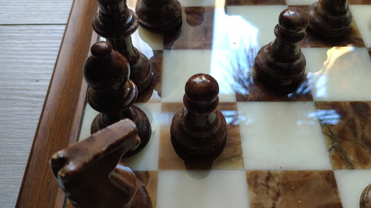 Marble chess game