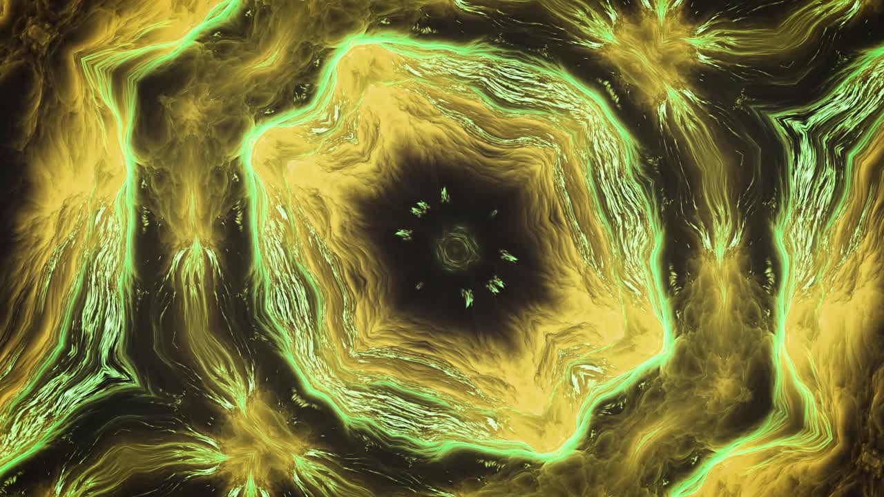 bucle de arte fractal geométrico - animación