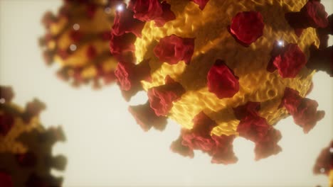 modelo médico del coronavirus covid-19