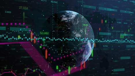 Animación-Del-Procesamiento-De-Datos-Financieros-En-Todo-El-Mundo.