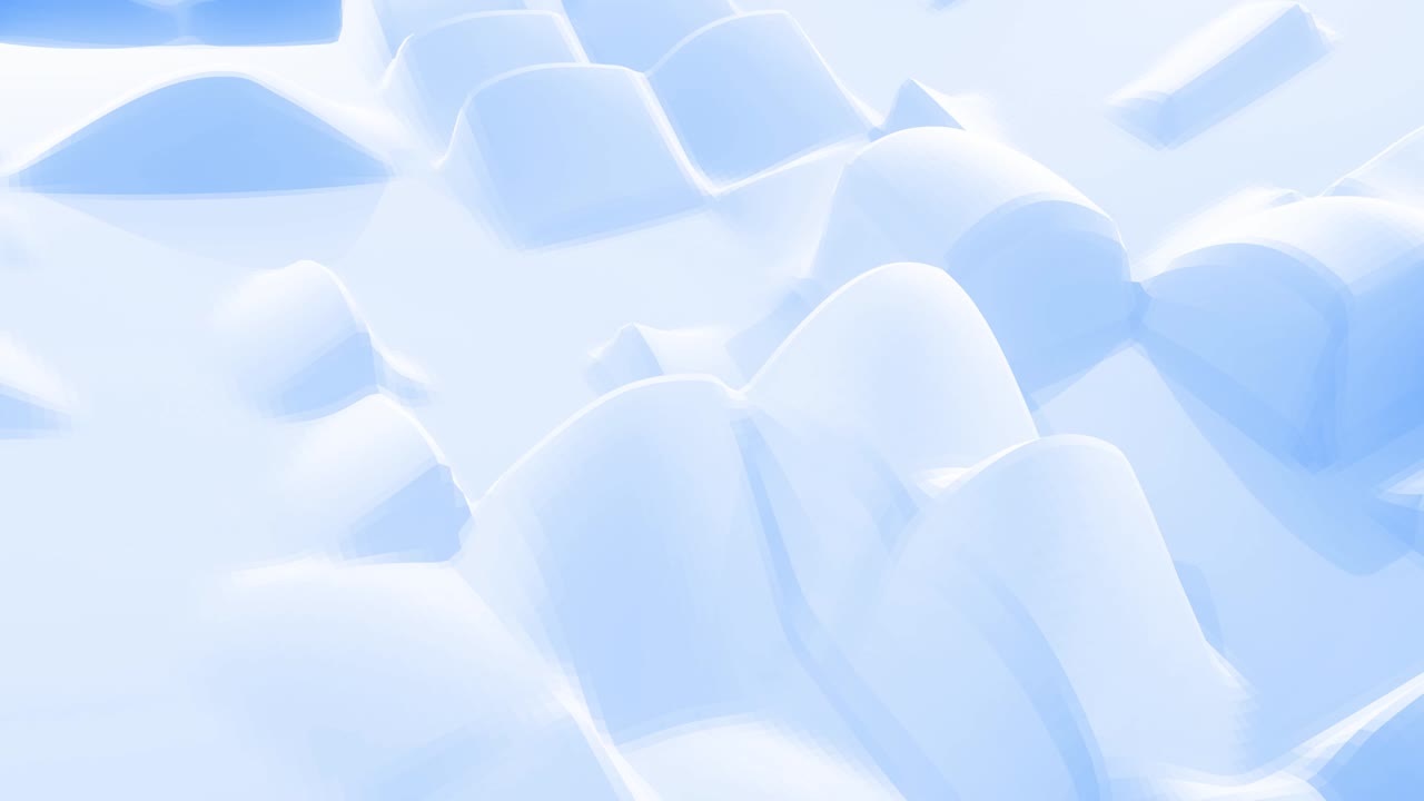 스타일리시 블루 화이트 크리에이티브 추상 저 폴리 배경 4k 추상 파동 패턴 루프로 표면을 이동 부드러운 부드러운 무 애니메이션 간단한 미니멀 기하학 bg